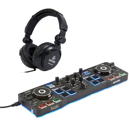 Hercules DJ Control Starlight + casque DJ