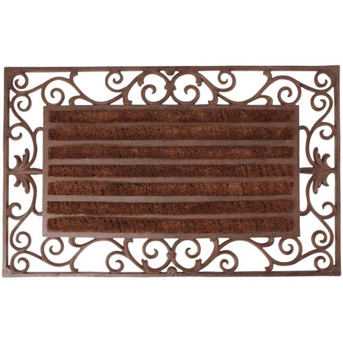 Best For Boots - Paillasson en fonte et rouleau en fibre de coco 46 x 74 cm