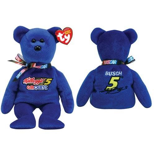 Ty Bonnet NASCAR Bébé Ours Kyle Busch 5
