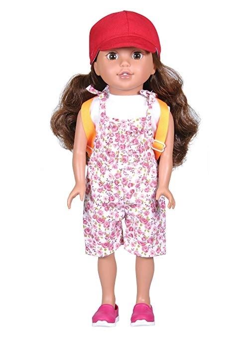 Bumbleberry Girls Tatum Doll Girl, Brown Hair Hispanic, 15