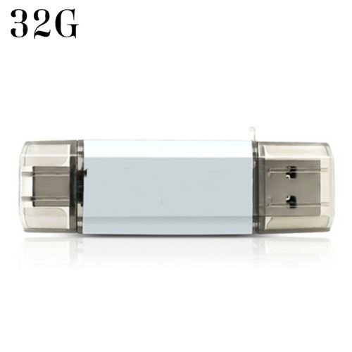 Generique Clé Usb 2 En 1 Usb 3.0 Type-C Flash Pen Drive Pour Android/Phone/Pc 32Go - Image 2