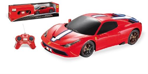 MONDO Motors - Voiture télécommandée - Echelle 1:24 - Ferrari Italia Spec - Rouge