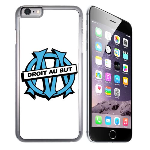 Coque pour iPhone 6 Plus et iPhone 6S Plus logo om marseille droit au but