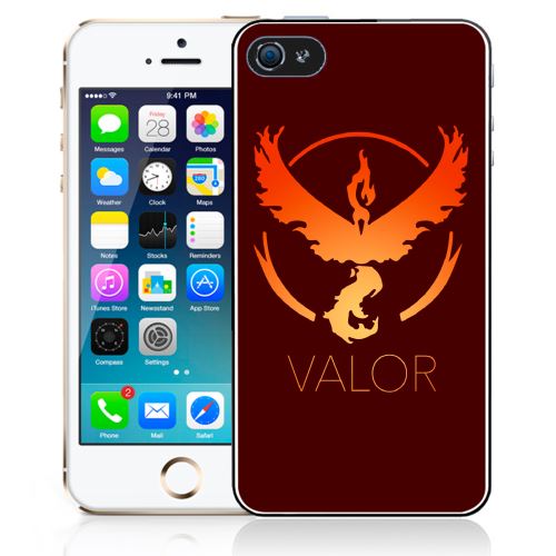 Coque pour iPhone 5C pokémon go team rouge