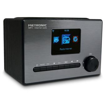 5 Sur Radio Connectee Internet Wifi Avec Port Usb Metronic 477260