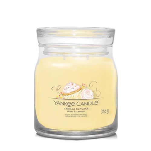 YANKEE CANDLE bougie moyenne jarre, « Gâteau à la vanille »