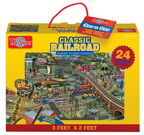 T.S. Shure Classic Railroad Jumbo Floor Puzzle