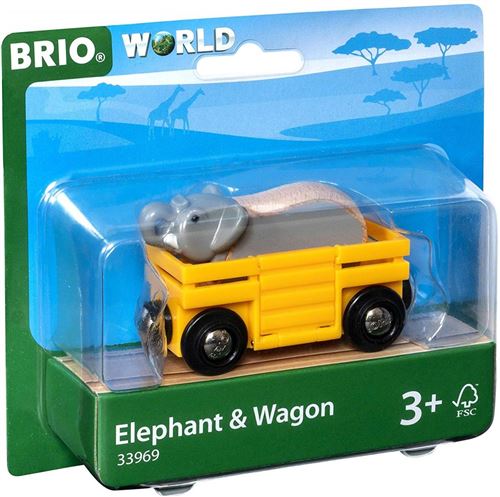 Brio 33969 Wagon et Elephant
