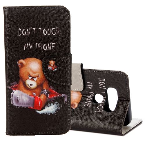 LG Q8 Housse Etui Cuir PU Ourson ALS54252