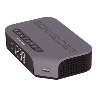 Radio réveil Schneider Viva Gris