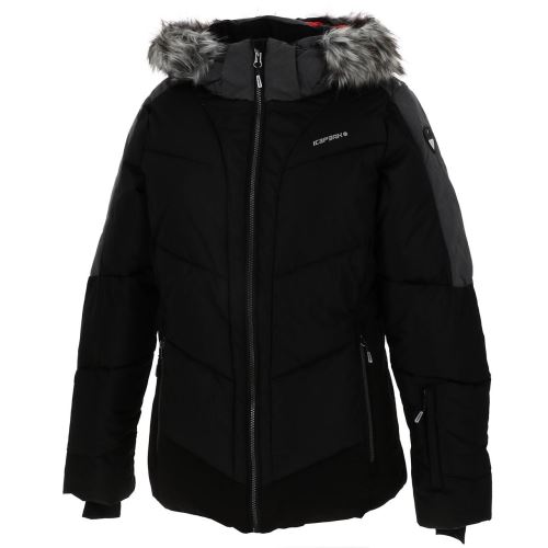 Blouson de ski Icepeak Leal black jacket girl Noir taille : 16ans réf : 26390