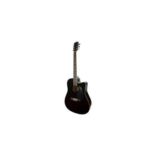 DELSON HW-41 Guitare Folk Electro-acoustique Noir