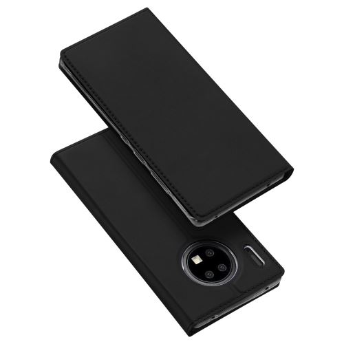 Etui en PU avec support de couleur noir pour Huawei Mate 30 Pro