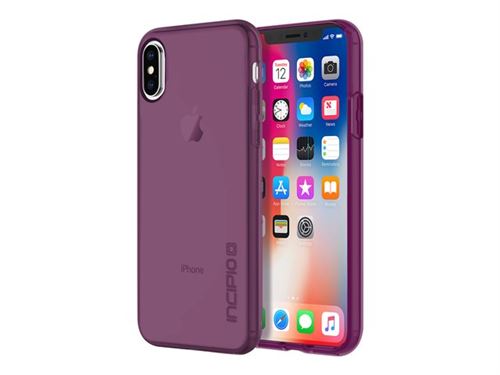 Incipio NGP PURE - Coque de protection pour téléphone portable - Flex2O polymer - lie-de-vin - pour Apple iPhone X