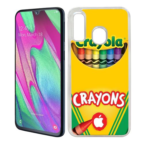Coque pour Samsung Galaxy A40 -  Crayola