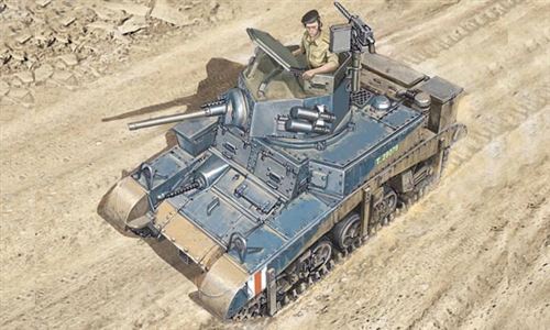 Char Léger US M3 Stuart Italeri 1/56
