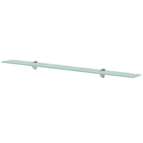 vidaXL Étagère Murale Étagère en Verre Étagère en Verre Étagère en Verre pour Salle de Bain 100 x 20 cm 8 mm