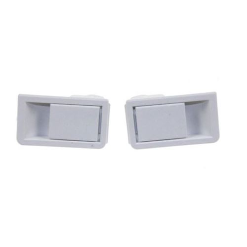 Verrouillage Dr. + Gauche Blan 28Mm X 48Mm pour Hotte Whirlpool 5024526300