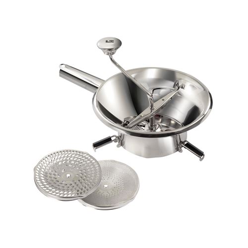 Moulin à légumes inox 3 grilles 24cm Tellier n3004bg