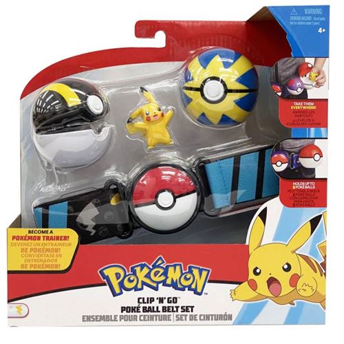 Coffret Pokemon Clip'N'Go Pokeball Belt Pikachu série 5