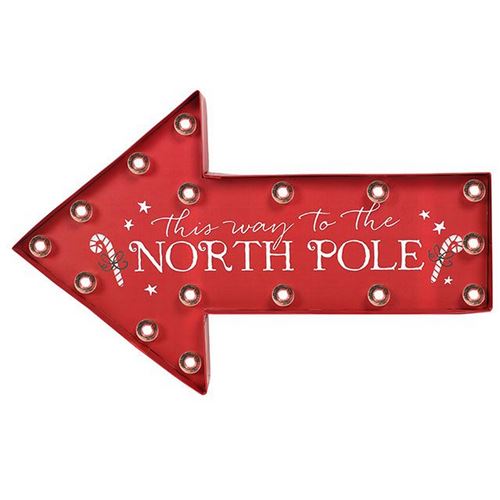Something Different - Écriteau Pôle Nord 'This Way To The North Pole' (Taille unique) (Multicolore) - UTSD1816