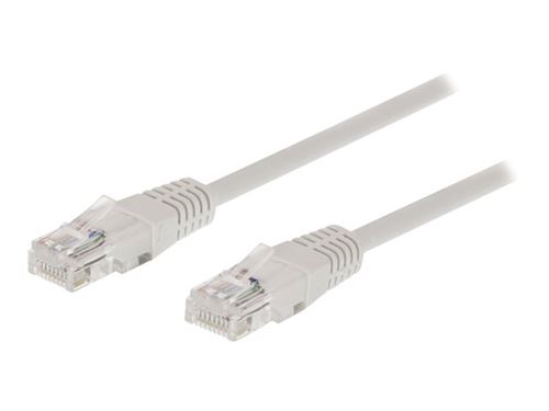 Valueline VLCT85000W50 Câble de réseau Cat5e Utp Rj45 (8/8) Mâle - Rj45 (8/8) Mâle 5,00 M Blanc