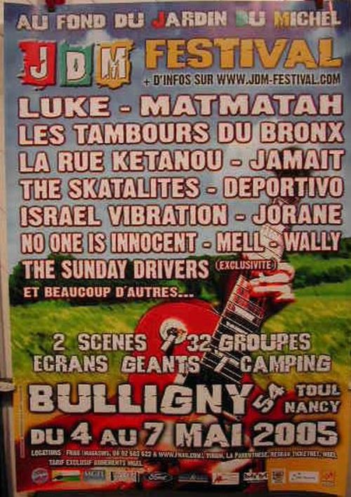 JDM Festival - 68x96 cm - AFFICHE / POSTER