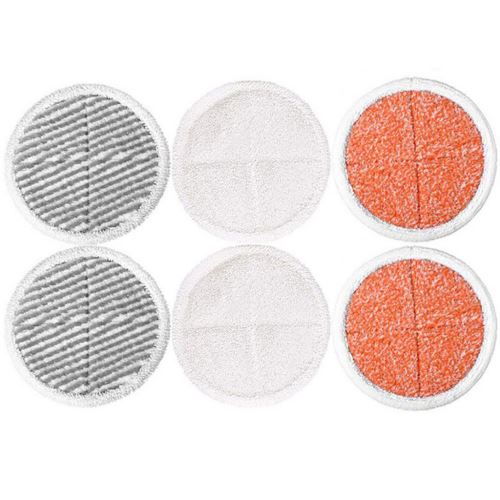 6Pc Pads Vapeur Mop pour Bissell Powerfresh Steam Mop 2124/2039 / 2037 / 2039A Série Xcq287