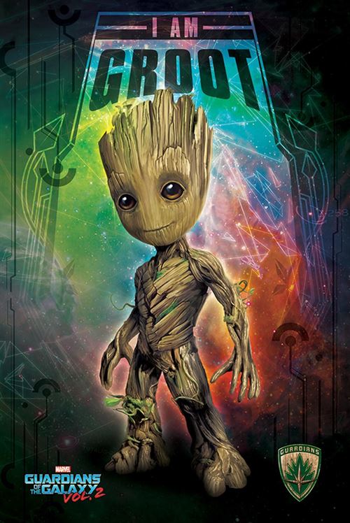 Guardians Of The Galaxy Vol. 2 Maxi Poster 61 x 91,5 cm I Am Groot - Space