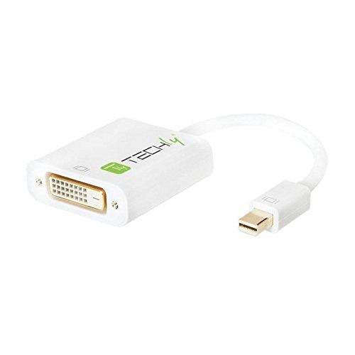 Techly 0.15m mini displayport 1.2 - dvi-d m f 0.15m mini displayport dvi-d blanc (iadap mdp-dvif12) iadap-mdp-dvif12