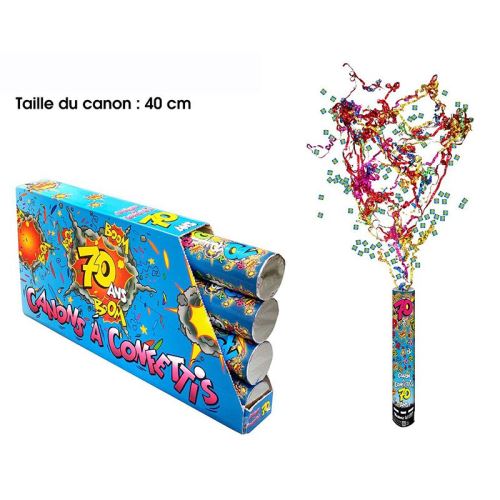 canon à confettis 70 ans - CAC07