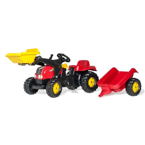Rolly Toys tracteur escalier RollyKid X rouge junior