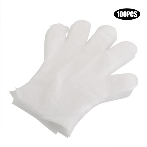 Gants Jetables Cpe De Catégorie Comestible À Usage Unique 100Pcs
