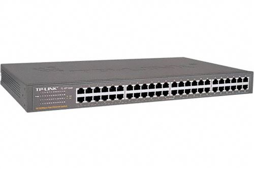 TP-LINK switch ethernet tplink tlsf1048 48 ports rj45 10/100 mbps rackable