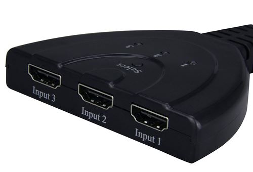 Sungpunet Câble HDMI avec multiprise 3 Ports - 3 entrées et 1 sortie HDMI -  Multiprise pour PC TV HDTV DVD PS3 Xbox Home Cinéma : : High-Tech