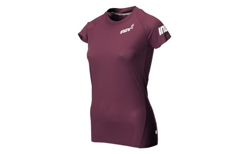 Inov-8 maillot de sport manches Base Elitecourtes femme violet