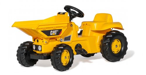 Rolly Toys tracteur escaliers RollyKid Dumper Cat jaune junior