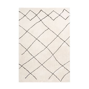 Tapis Géométrique "Orlando" Ivoire 200 x 290 cm - 1