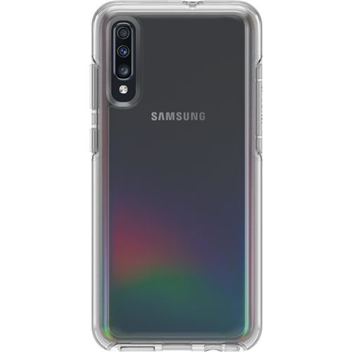 OtterBox Symmetry Series - Achterzijde behuizing voor mobiele telefoon - polycarbonaat, synthetisch rubber - transparant - voor Samsung Galaxy A70