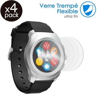 Pack x4 Film de Protection en Verre Flexible pour MyKronoz ZeSplash 2 Montre connectee Protection d ecran pour smartphone Achat prix fnac