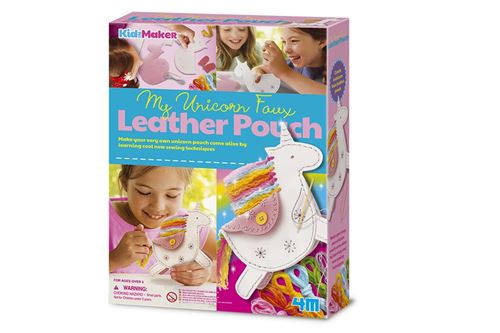4M Ma Licorne fabrique votre propre pochette en cuir