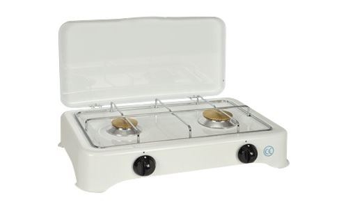 Kitchen Chef Professional 5326C - Réchaud à gaz - 3.4 kWatt - blanc émail