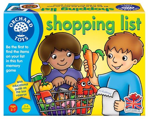 Orchard Toys liste d'achats