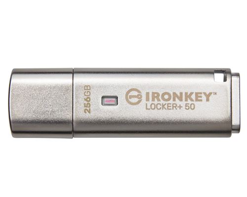 Non Communiqué Argent Kingston Technology Ironkey Locker+ 50 Lecteur Usb Flash Usb Type-A 3.2 Gen 1 (3.1 Gen 1) - Image 1