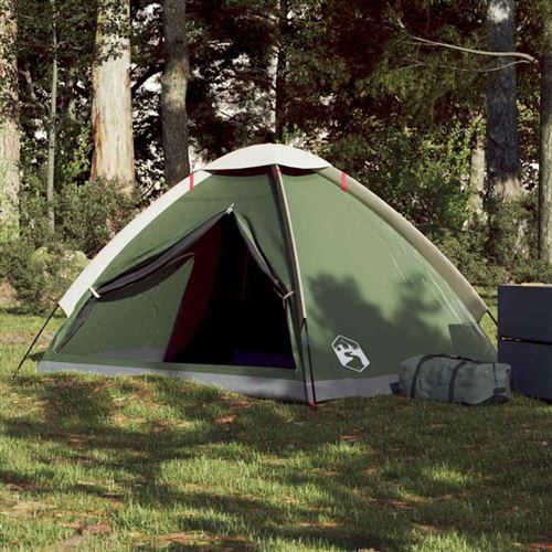 vidaXL - Tente de camping - 2 personnes - Vert - Image 2