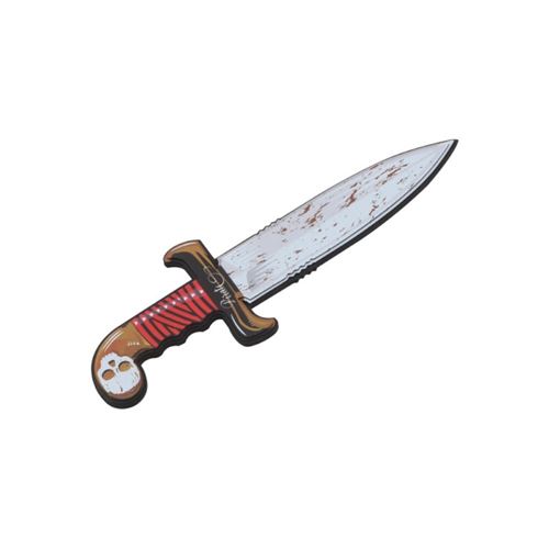 Accessoire de déguisement - poignard pirate crâne mousse eva 10x35cm - générique 13459