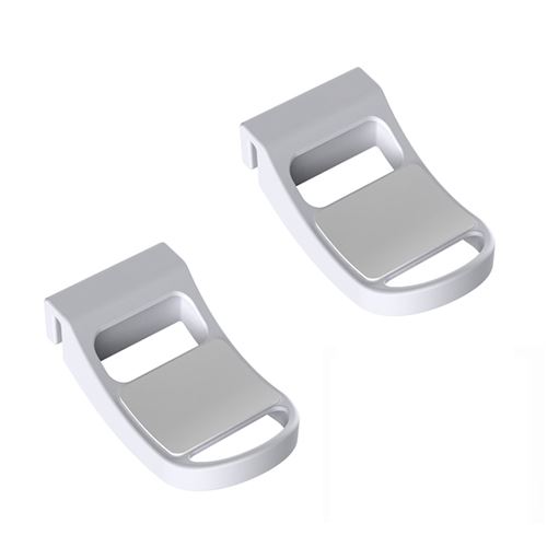 Autre accessoire gaming Pour PS5 2 pièces crochets de casque console hôte support latéral de stockage de manette de jeu Blanc