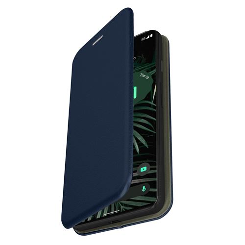 Avizar Étui Smartphone 6,1 à 6,7 pouces Fixation adhésive et rotative Porte-carte Avizar bleu nuit