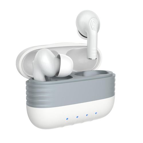 BE MIX Ecouteurs -  - Earbox - Sans Fil - Tactiles - Blanc Et Noir