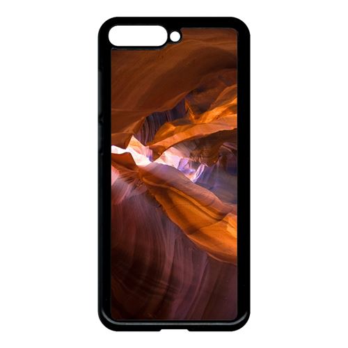 Coque My-Kase pour 7A - grotte fantastique - Plastique Noir
